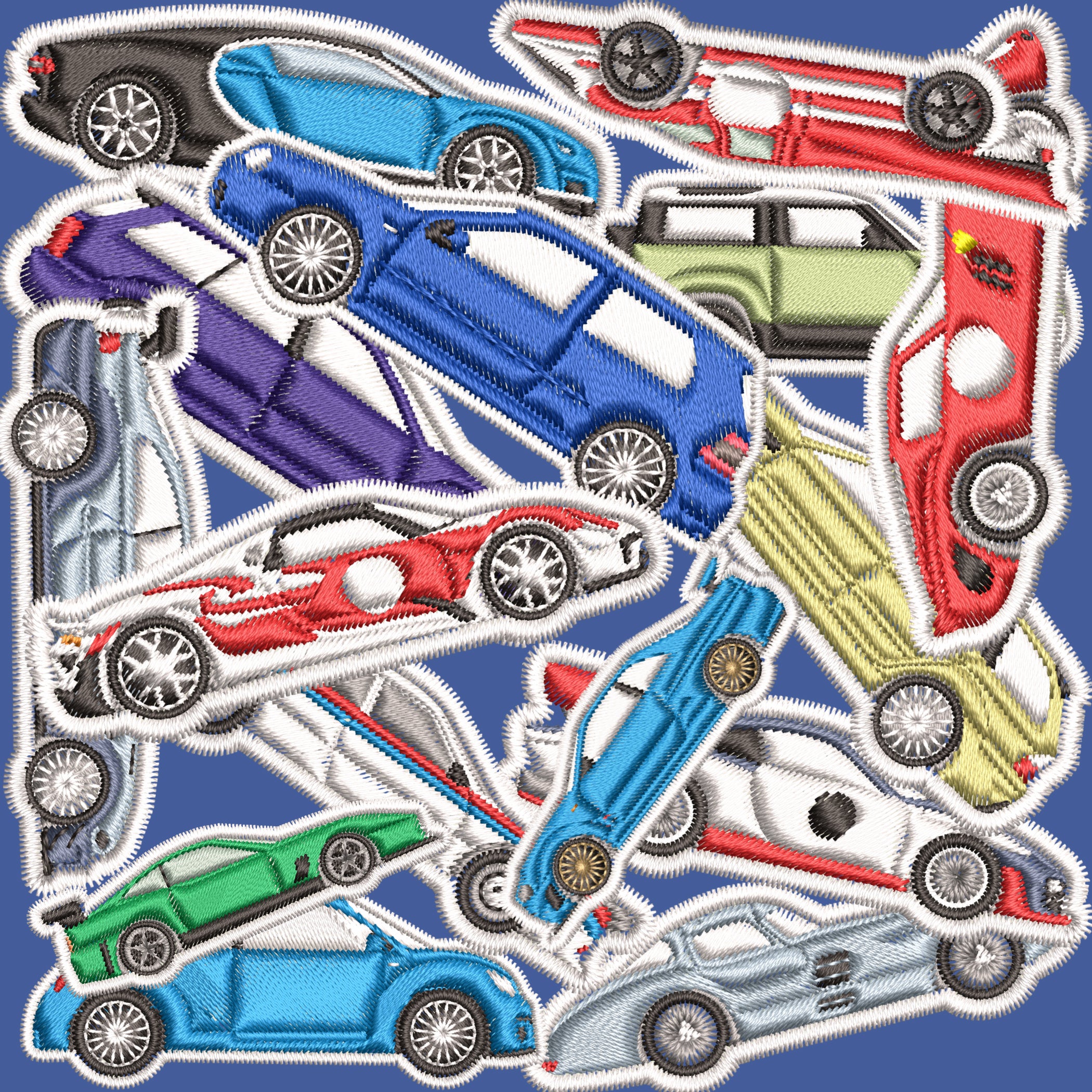 Bordados VW AUDI BMW Ferrari Mercedes Bugatti Porsche LOOSC Portada  